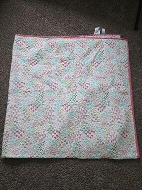Pillowfort Pastel Patchwork Quilt - Pink, Mint & Cream
